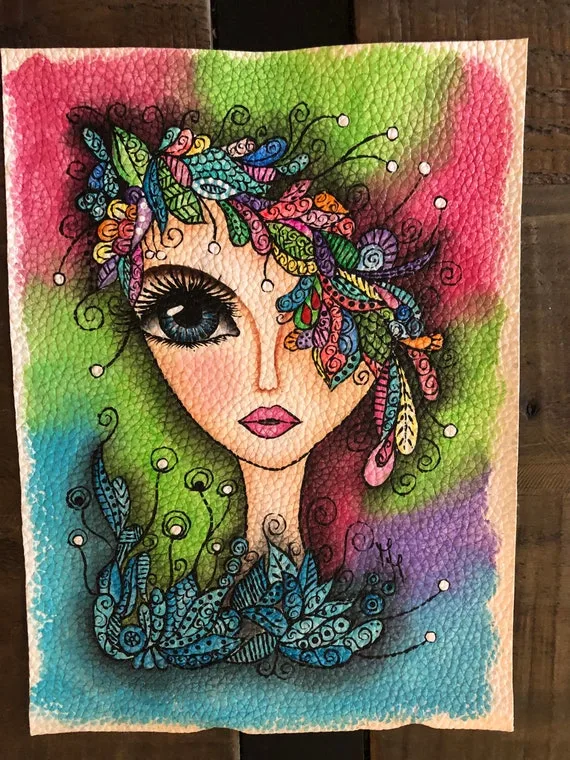 粉丝手绘的精美古装角色水彩插画作品全貌
